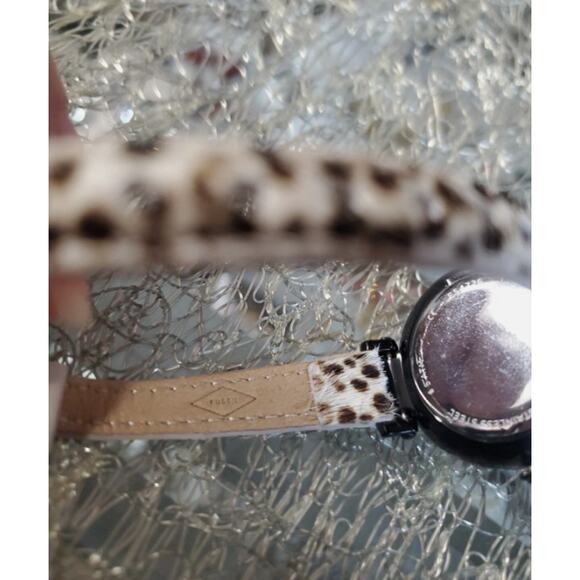 Fossil ES4726 Kinsey Spotted Leather Strap Watch - Picture 8 of 8